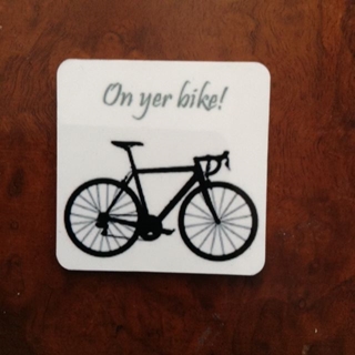 Picture of On yer bike fridge magnet
