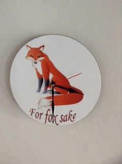 Picture of For fox sake clock